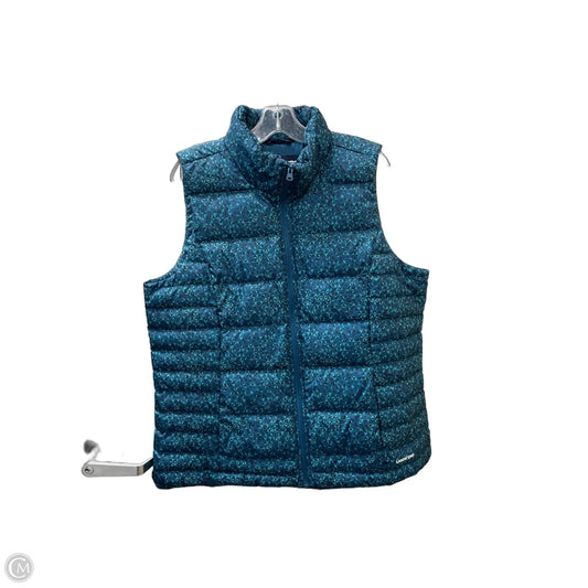 Vest Puffer & Quilted By Lands End In Blue, Size: Xl