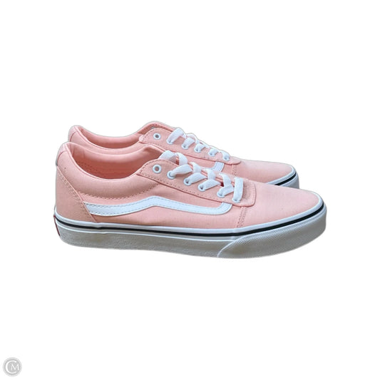 Shoes Athletic By Vans In Pink, Size: 5