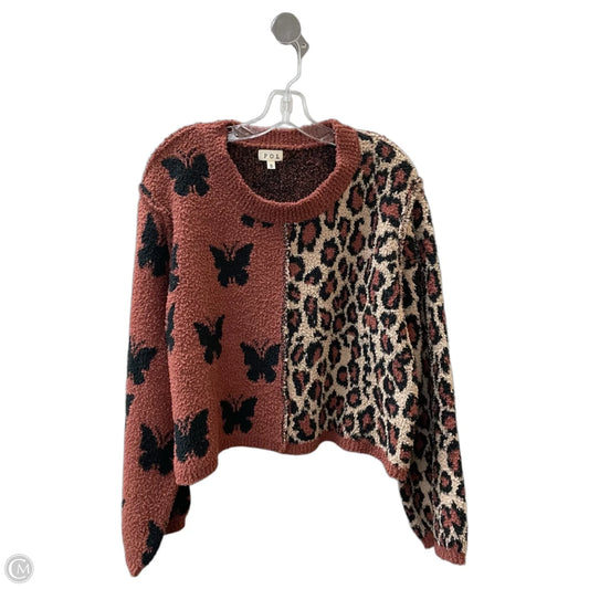 Sweater By Pol In Animal Print, Size: S