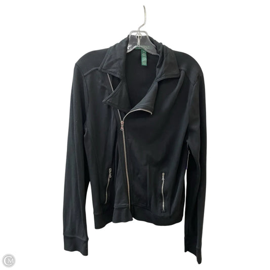 Athletic Jacket By Ralph Lauren In Black, Size: M