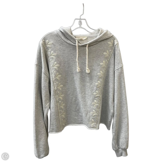 Sweatshirt Hoodie By Lovestitch In Grey, Size: M