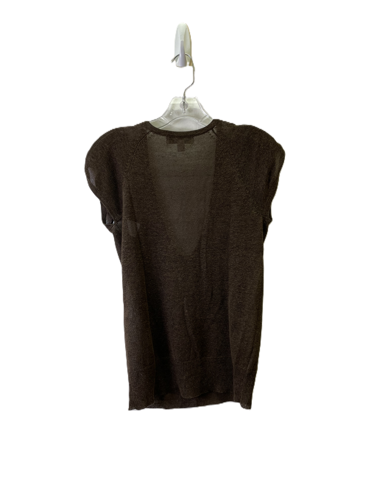 Sweater Short Sleeve By Isaac Mizrahi In Brown, Size: S