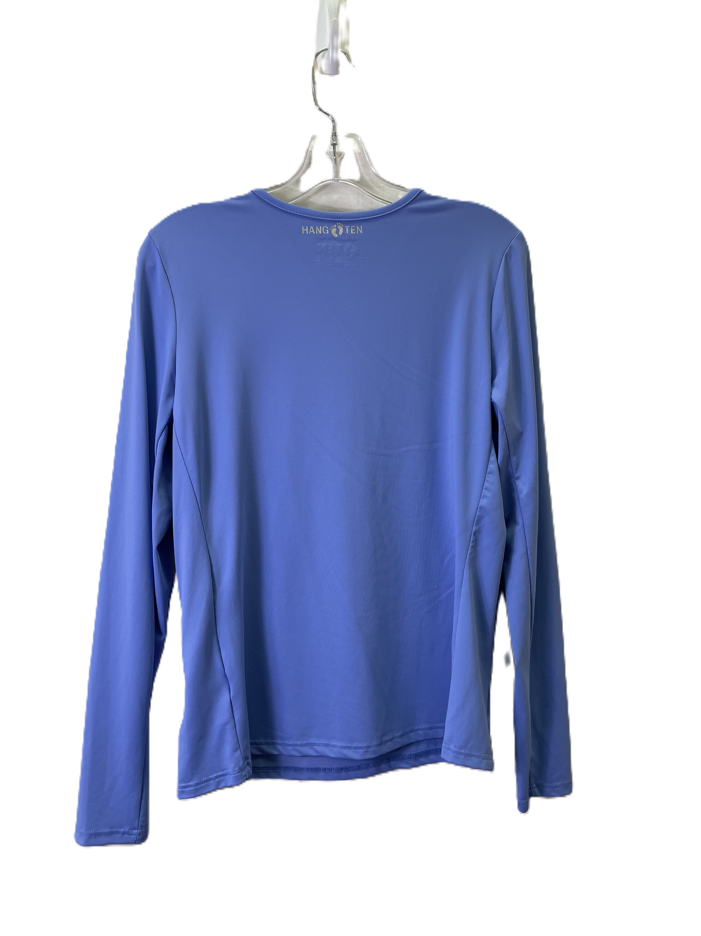 Athletic Top Long Sleeve Crewneck By Hang Ten In Blue, Size: M