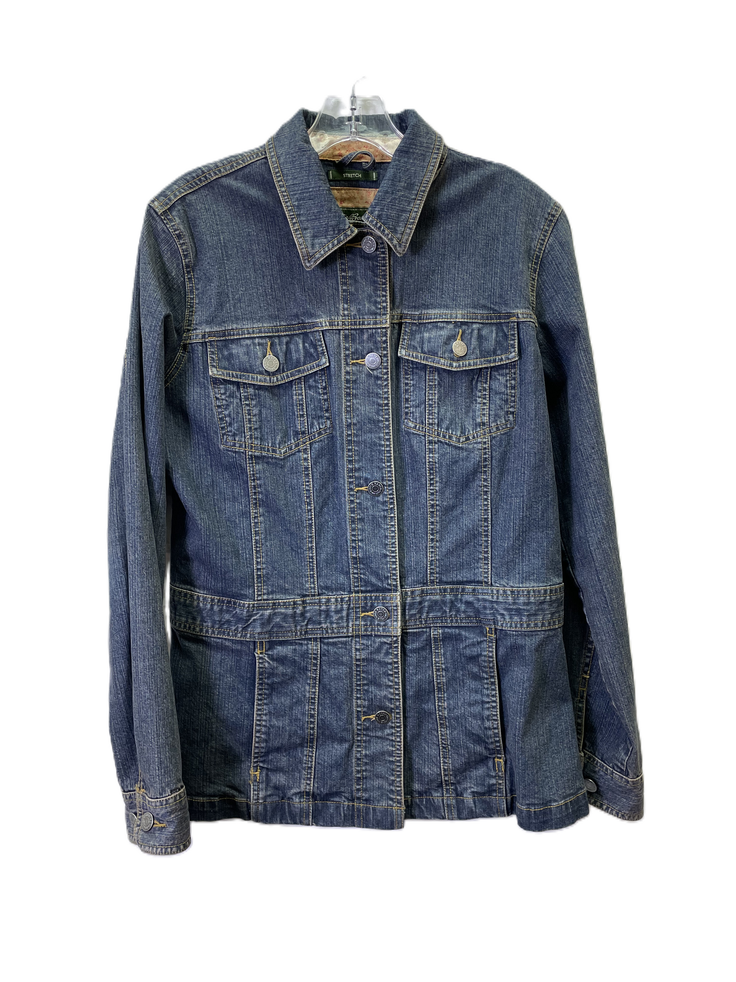 Jacket Denim By Eddie Bauer In Blue, Size: Osfm