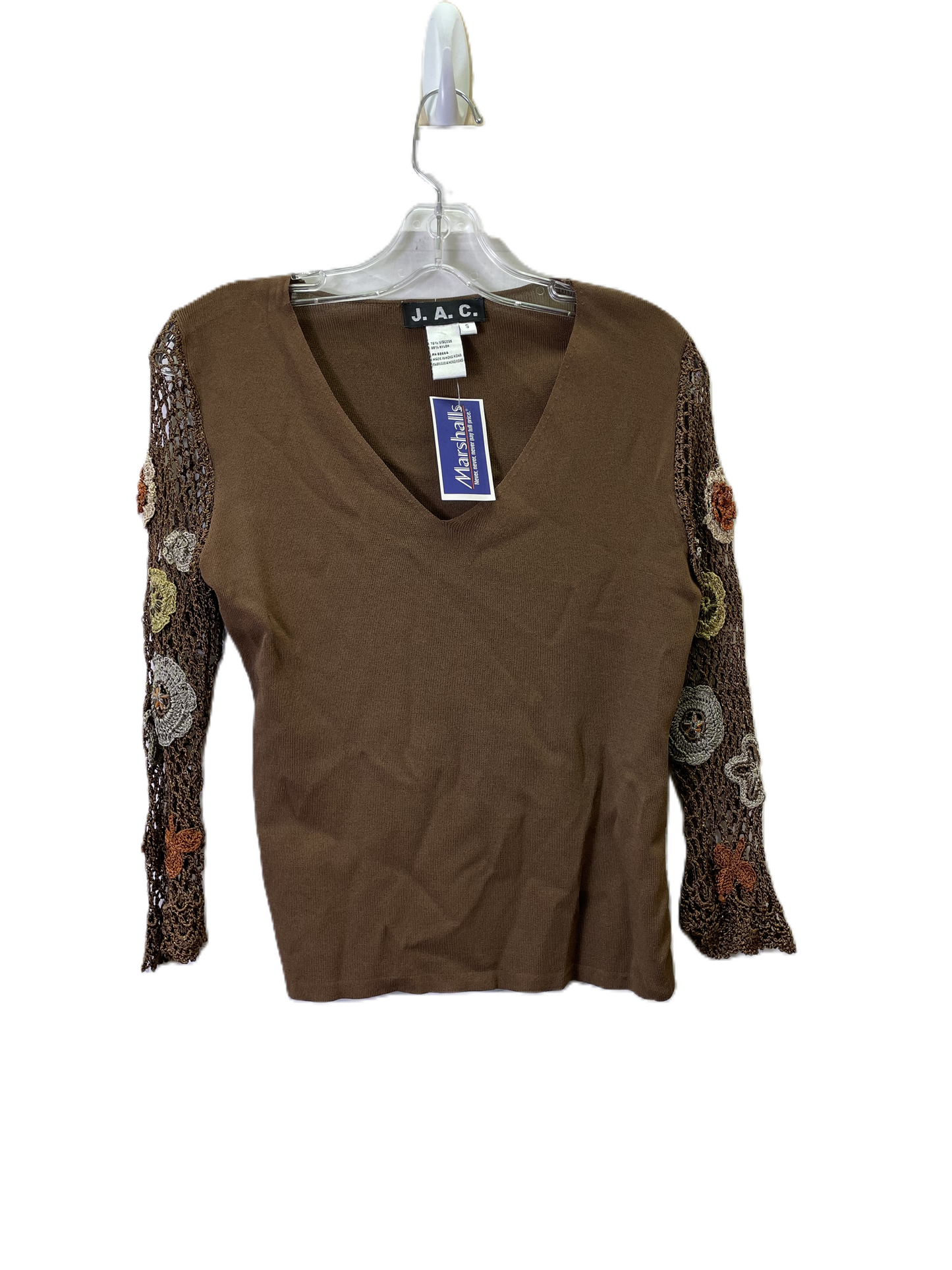 Sweater By J. A. C. In Brown, Size: S