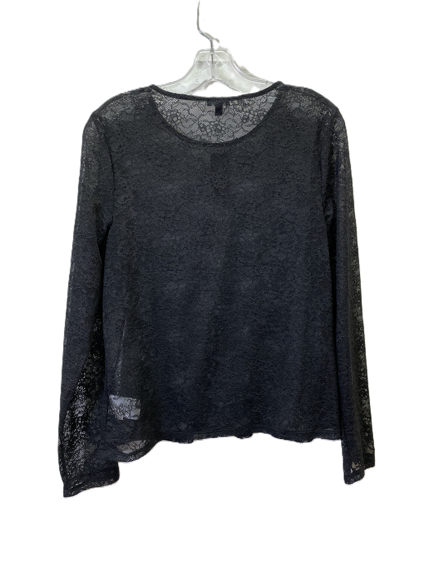 Top Long Sleeve By Express In Black, Size: L