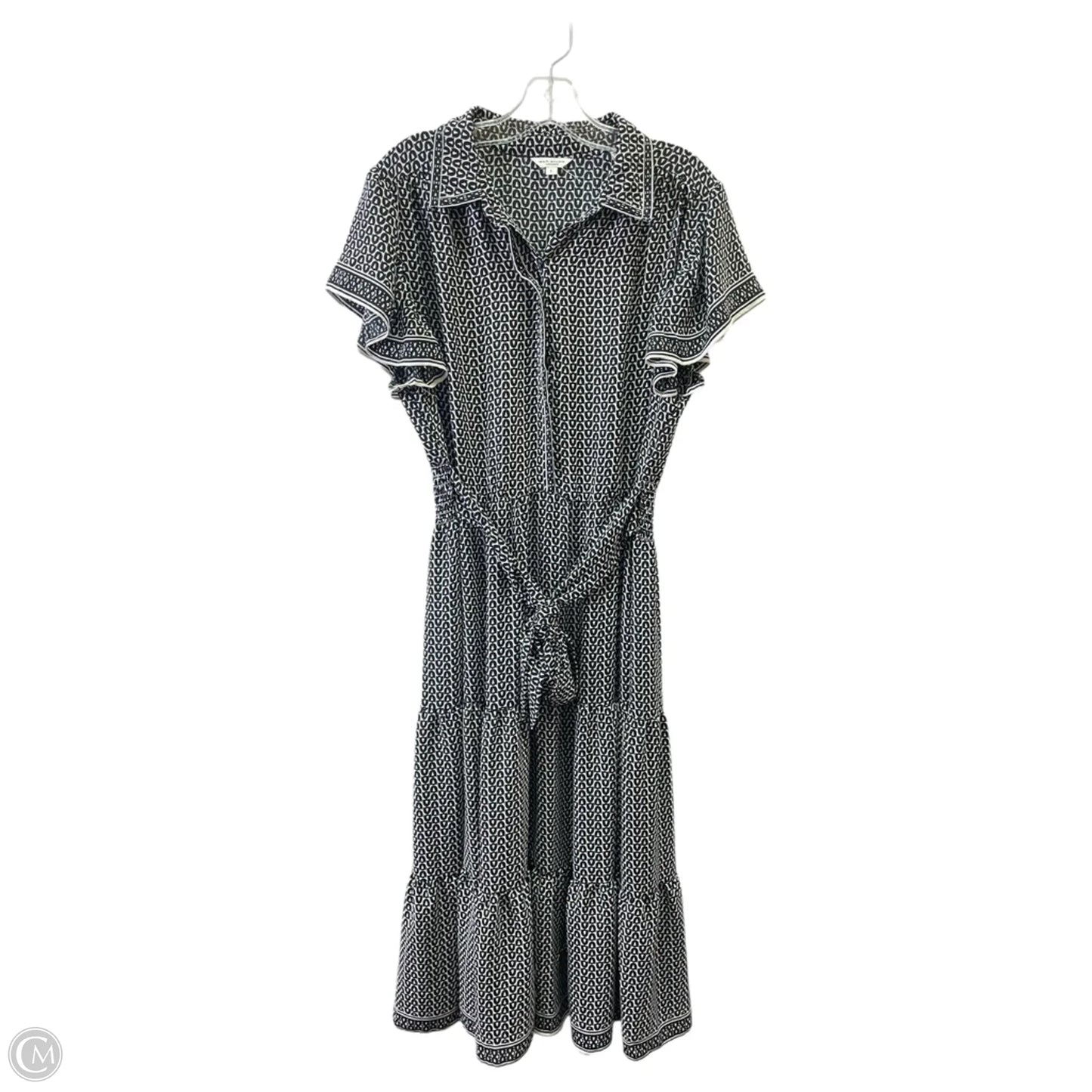 Dress Party Long By Max Studio In Black & White, Size: L