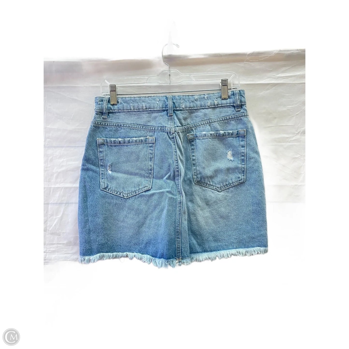 Skirt Mini & Short By Denim And Company In Blue, Size: 6