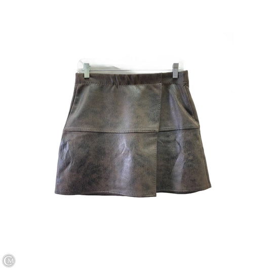 Skirt Mini & Short By Max Studio In Brown, Size: S