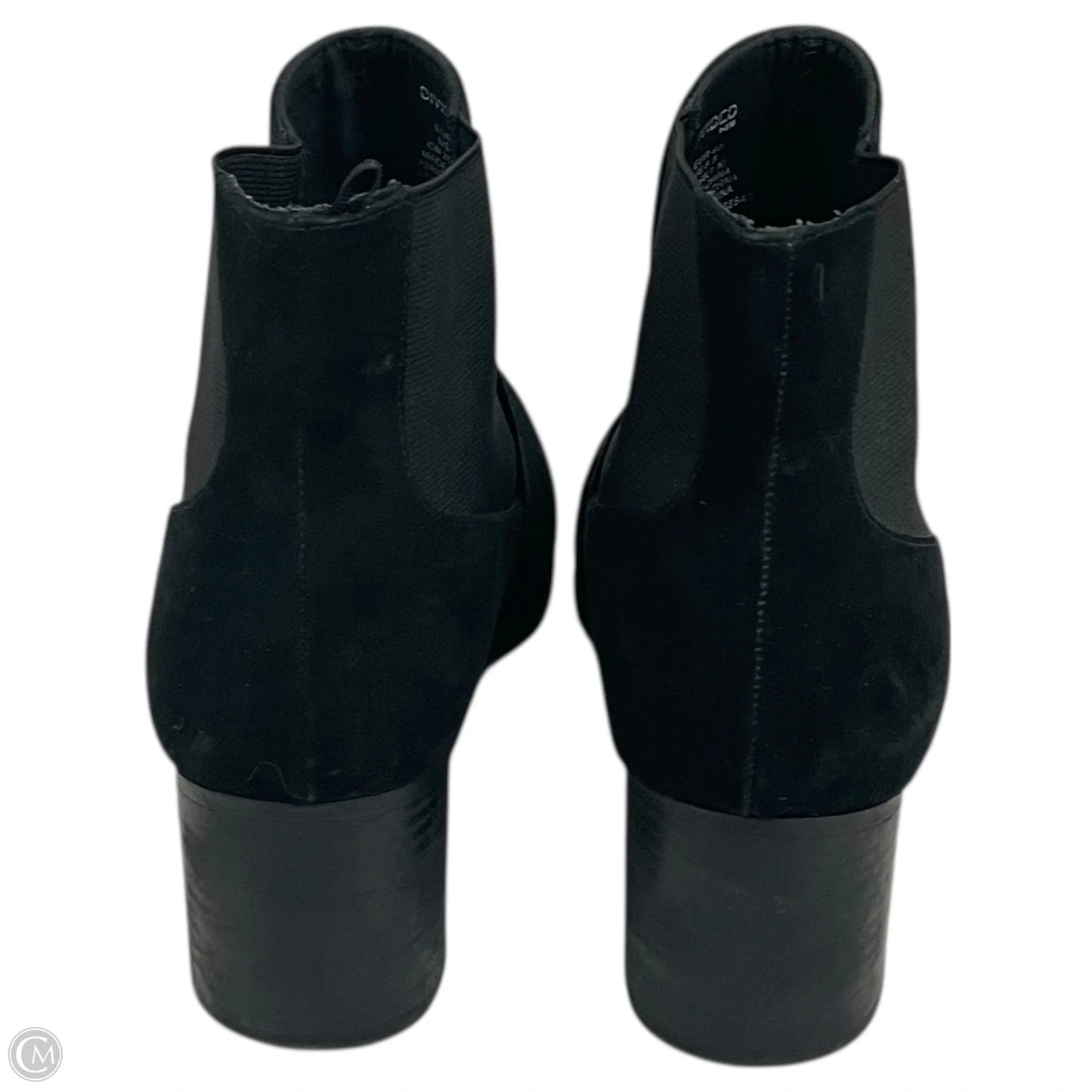 Boots Ankle Heels By Divided In Black, Size: 8.5