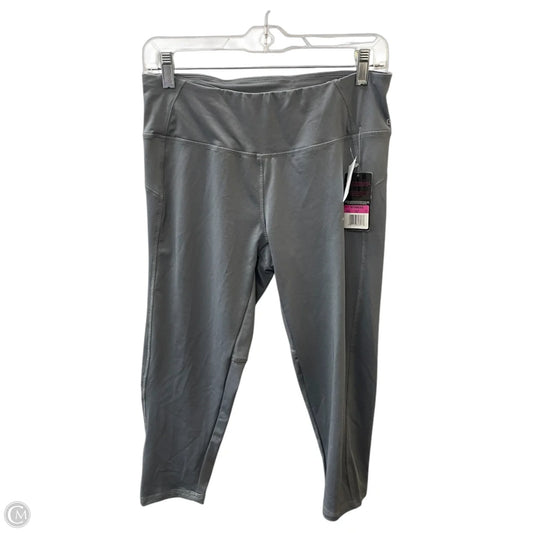Athletic Leggings Capris By Cme In Grey, Size: 8
