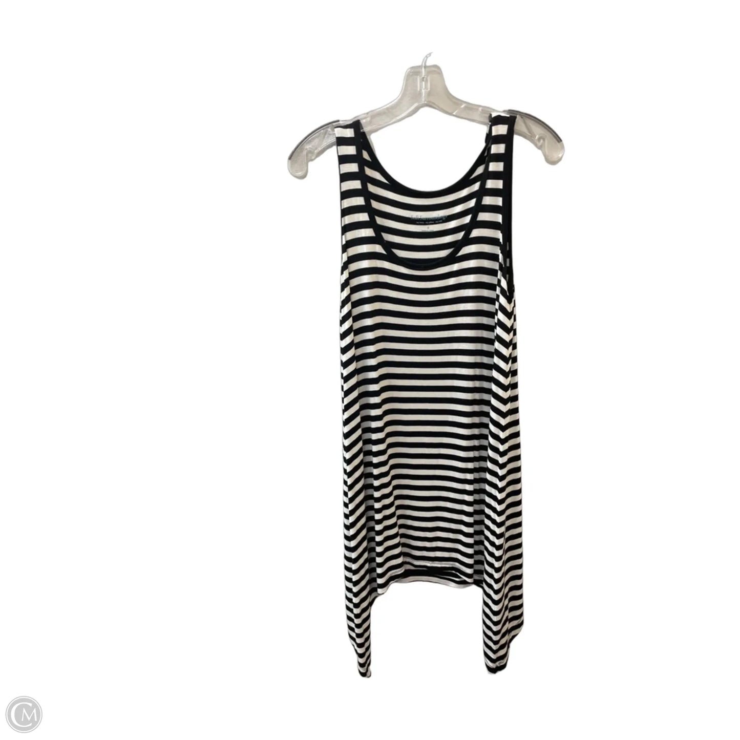 Top Sleeveless Basic By Soft Surroundings In Black & White, Size: S