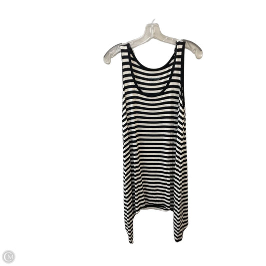 Top Sleeveless Basic By Soft Surroundings In Black & White, Size: S