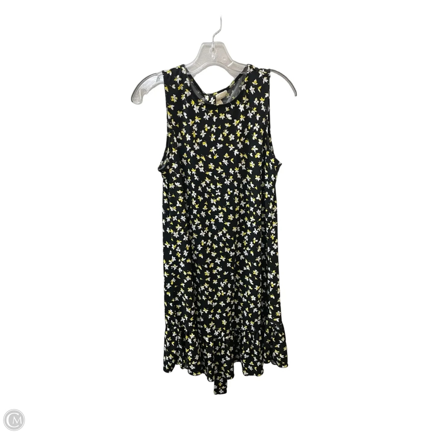 Dress Casual Short By Michael By Michael Kors In Black & Yellow, Size: M
