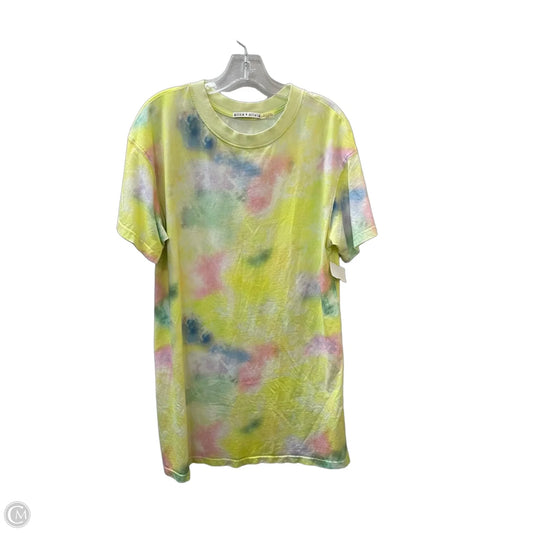 Dress Designer By Alice + Olivia In Tie Dye Print, Size: Xl