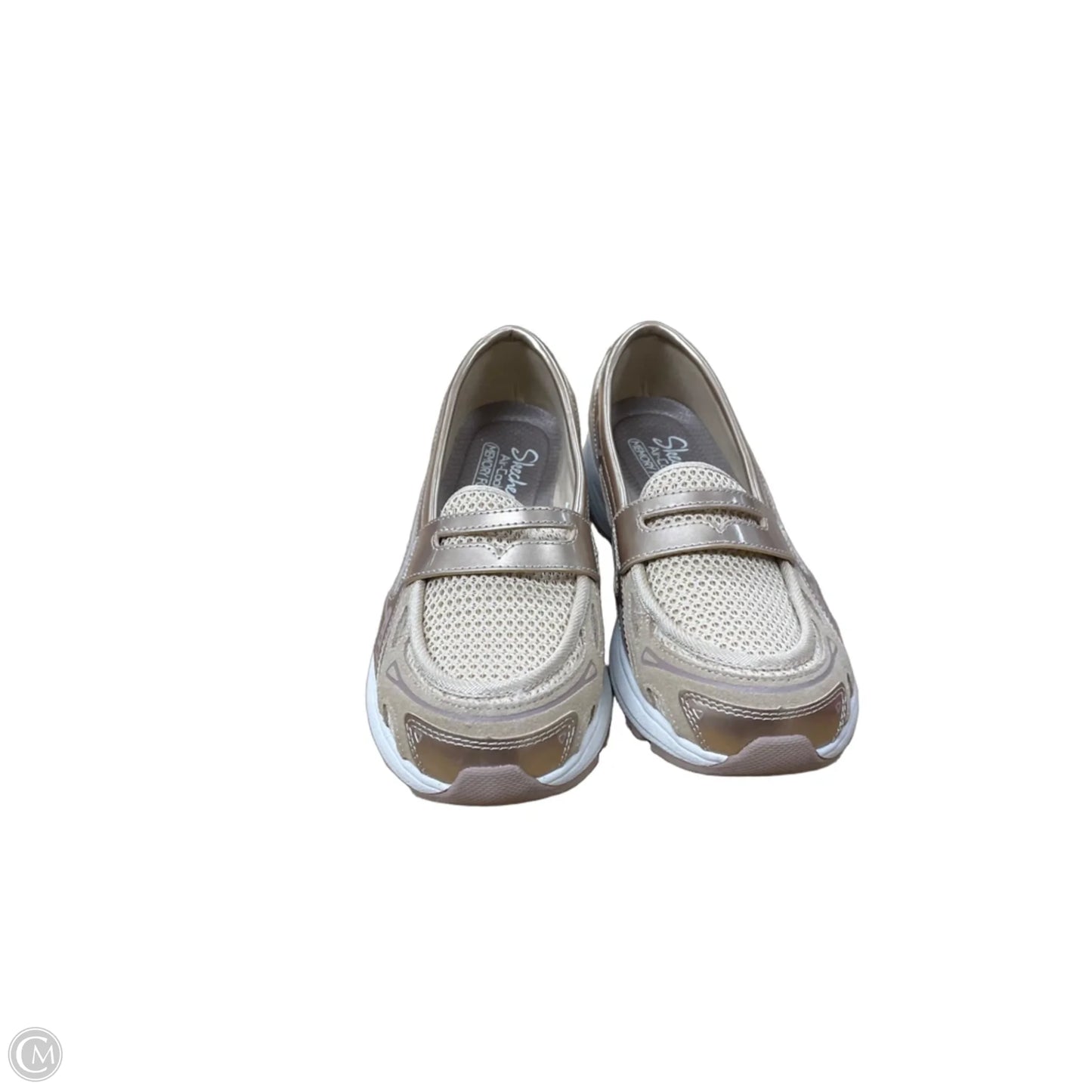 Shoes Heels Platform By Skechers In Gold, Size: 8