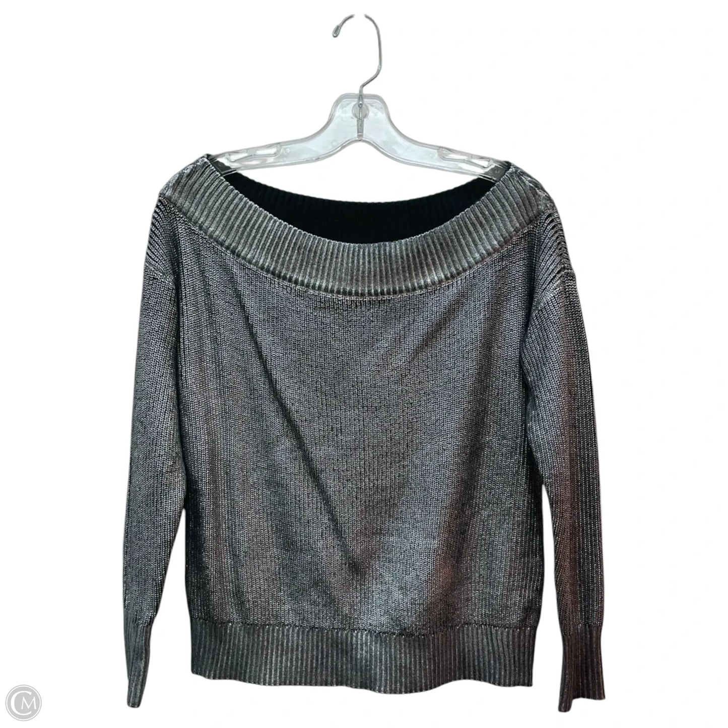 Sweater By Bar Iii In Black & Silver, Size: Xs