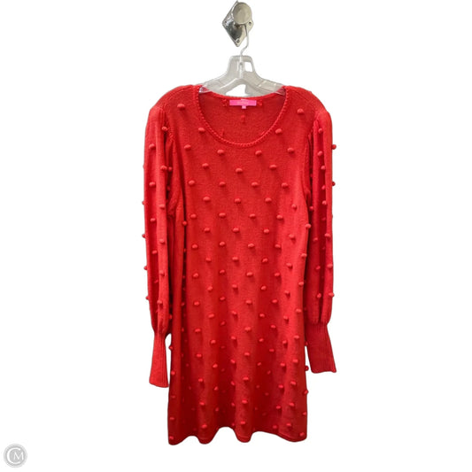 Dress Designer By Lilly Pulitzer In Red, Size: Xl