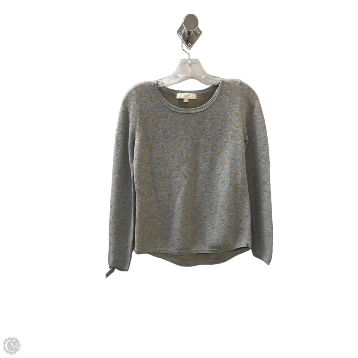 Sweater By Loft In Brown & Grey, Size: S