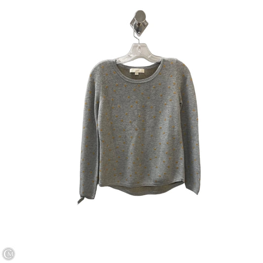 Sweater By Loft In Brown & Grey, Size: S