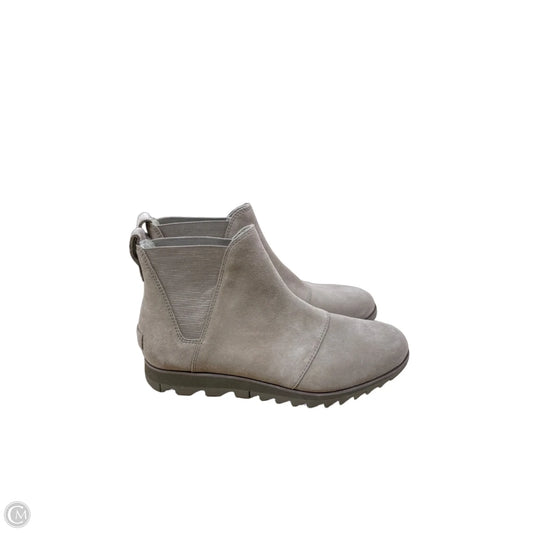 Boots Ankle Flats By Sorel In Taupe, Size: 8.5