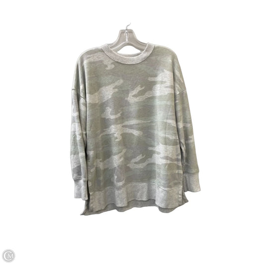 Sweatshirt Crewneck By Aerie In Camouflage Print, Size: M