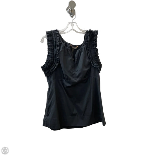 Top Sleeveless By Bcbgmaxazria In Black, Size: L