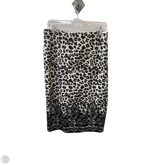 Skirt Midi By New York And Co In Animal Print, Size: 8