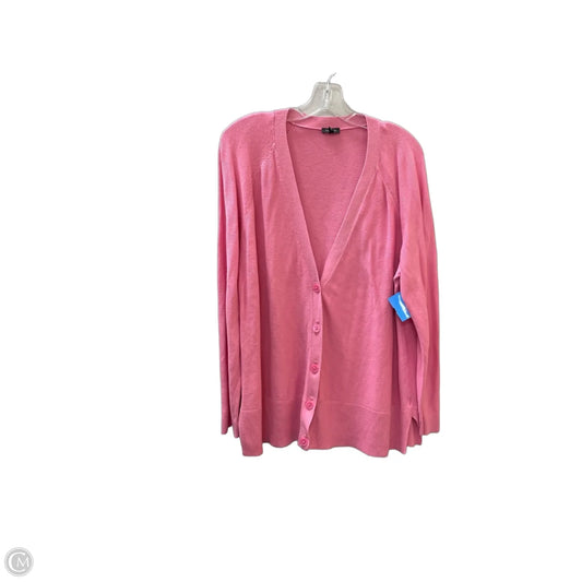 Cardigan By Talbots In Pink, Size: Xl