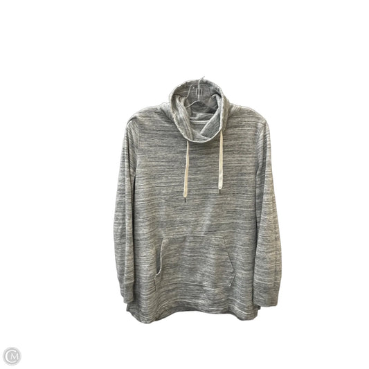 Sweatshirt Collar By Gap In Grey, Size: L