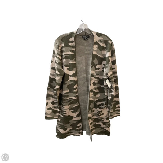 Cardigan By Rachel Zoe In Camouflage Print, Size: L