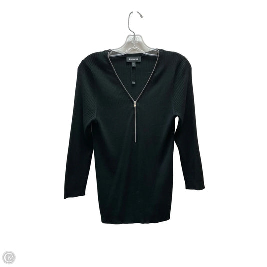 Top Long Sleeve By Express In Black, Size: L