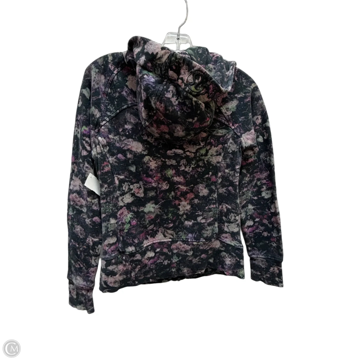 Athletic Jacket By Lululemon In Floral Print, Size: S