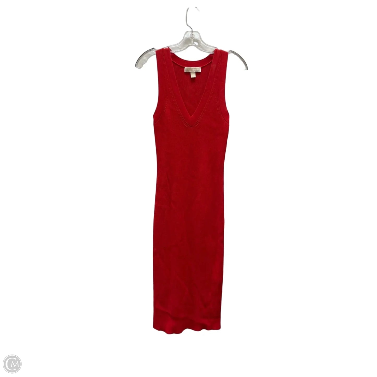 Dress Designer By Michael Kors In Red, Size: M