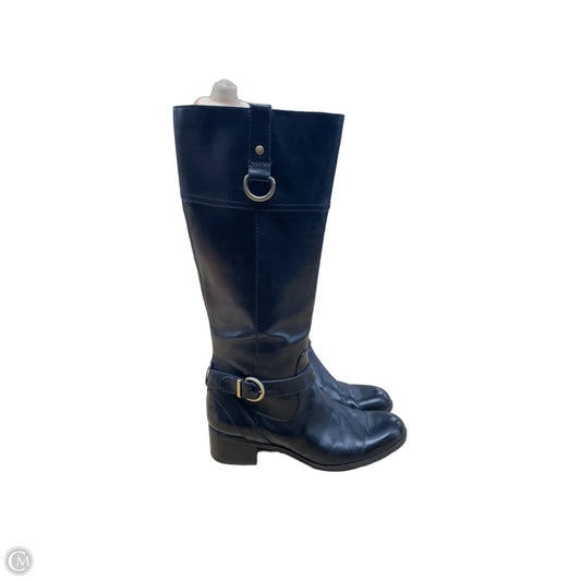 Boots Mid-calf Flats By Bandolino In Black, Size: 7.5