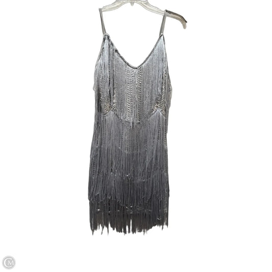 Dress Party Short By Lulus In Silver, Size: S