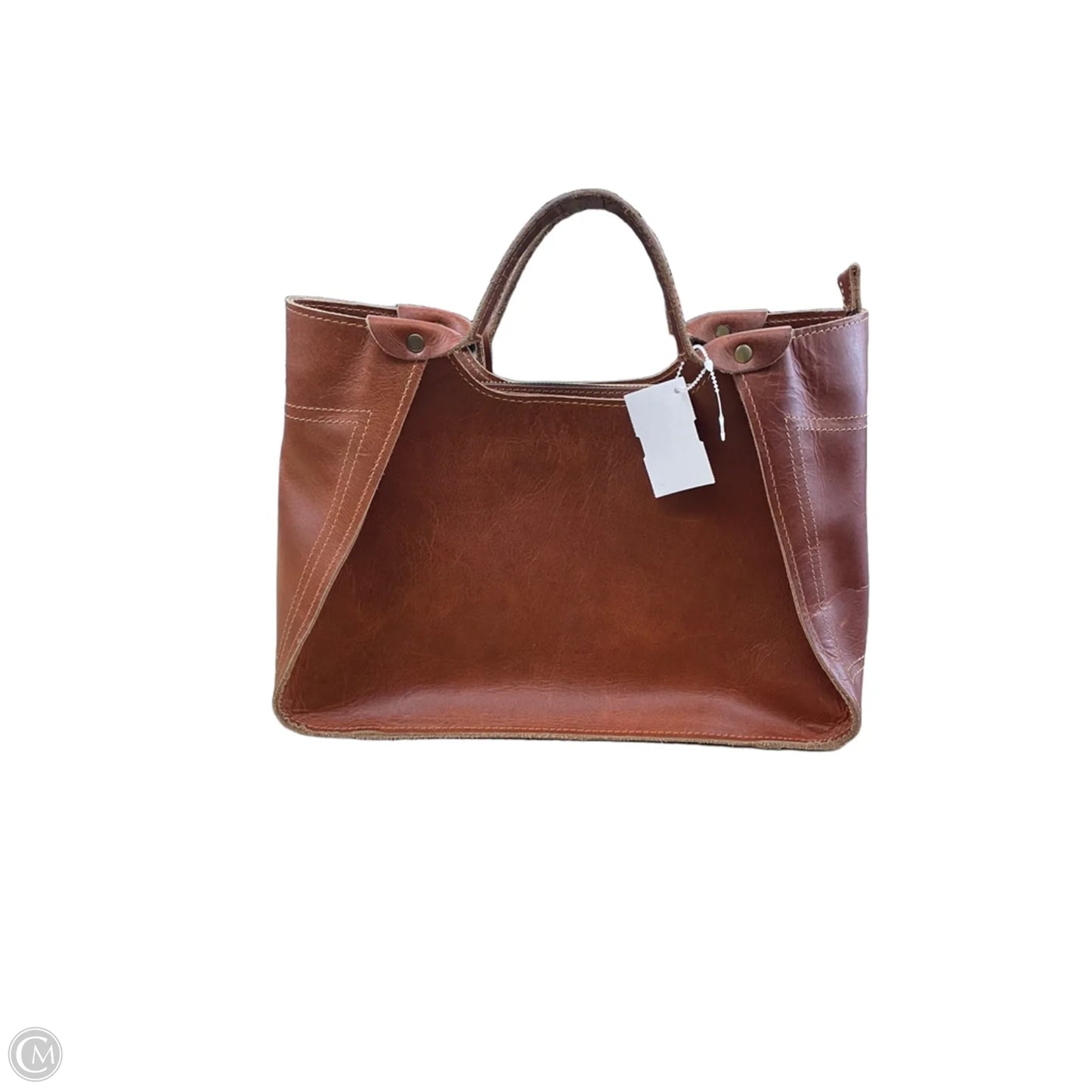Handbag Leather By THE TANNERY, Size: Large