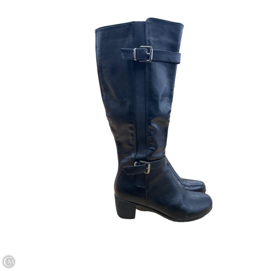 Boots Mid-calf Heels By Croft And Barrow In Black, Size: 8.5