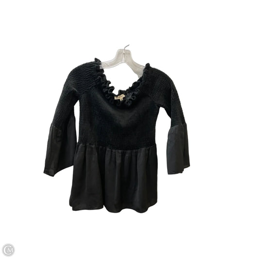 Top Long Sleeve By Jane And Delancey In Black, Size: S