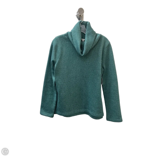 Sweater By J. Crew In Green & White, Size: M