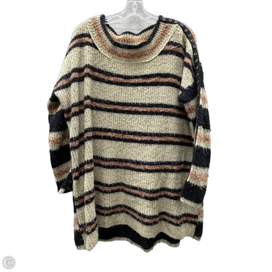 Sweater By Free People In Black & Tan, Size: Sp