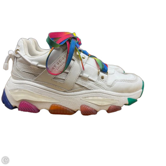 Shoes Sneakers By Kurt Geiger London In Rainbow Print, Size: 8.5