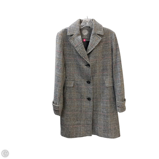 Coat Peacoat By Vince Camuto In Black & Grey, Size: S