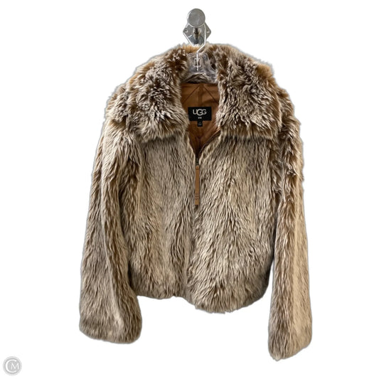 Coat Designer By Ugg In Brown, Size: M