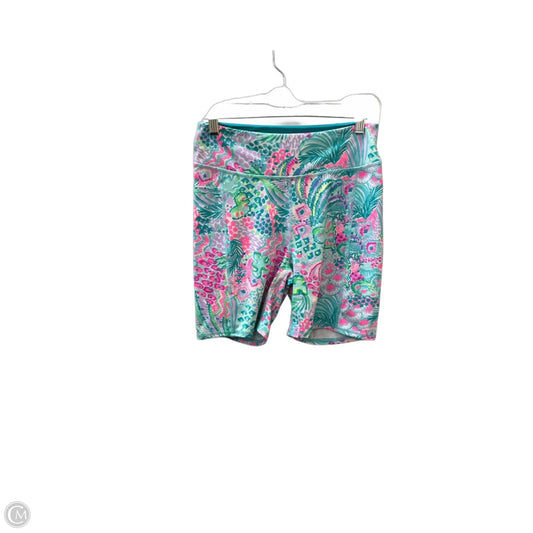 Shorts Designer By Lilly Pulitzer In Green & Pink, Size: M