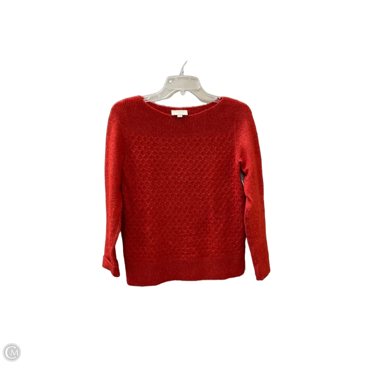 Sweater By Loft In Red, Size: Xxsp