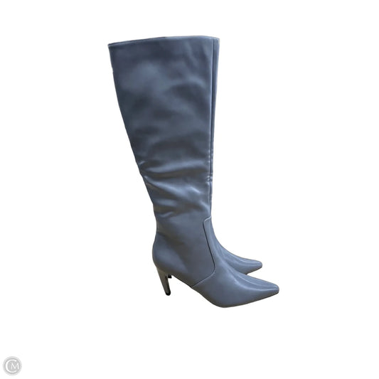 Boots Over-the-knee Heels By SIMMI In Grey, Size: 9