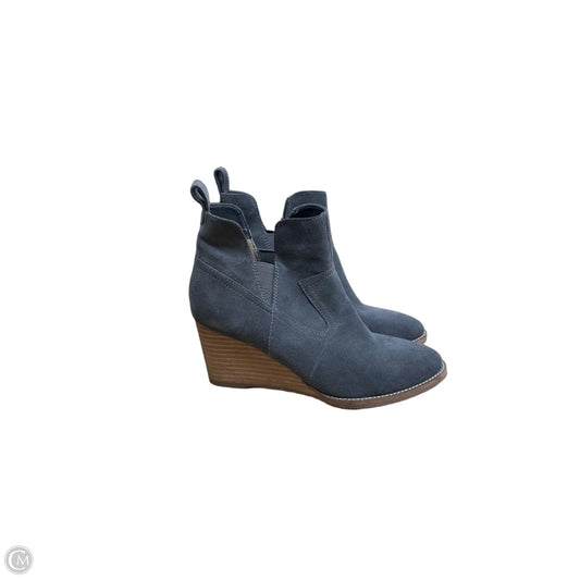 Boots Ankle Heels By Blondo In Grey, Size: 8