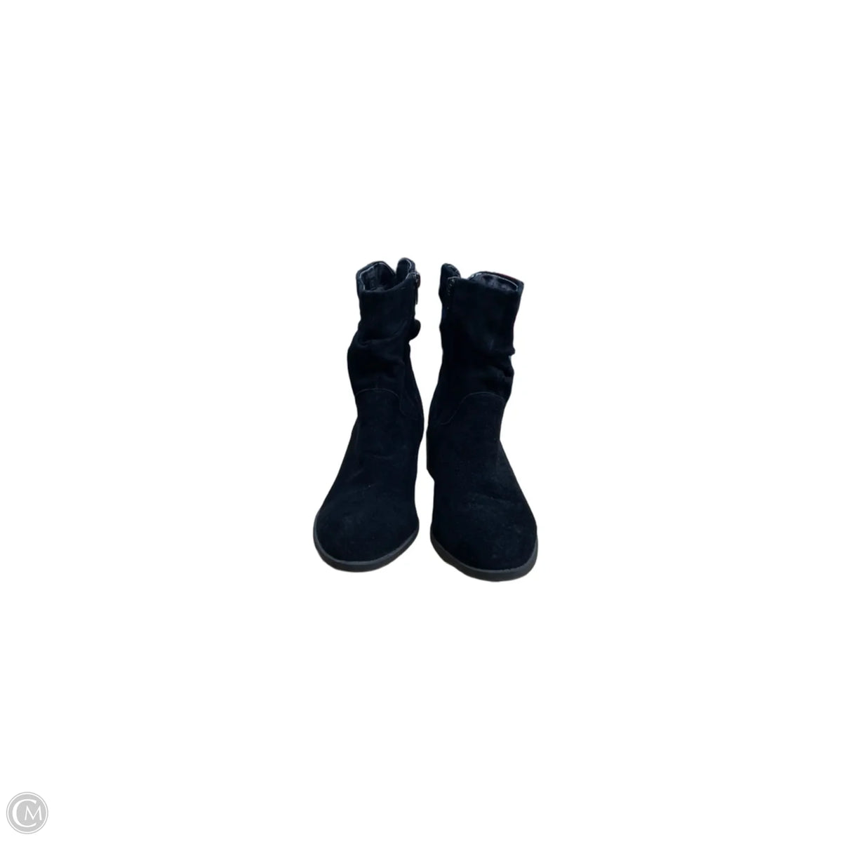 Boots Ankle Heels By Aldo In Black, Size: 8