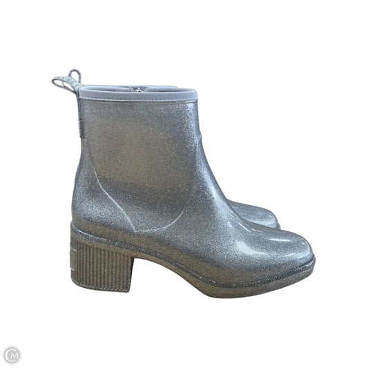 Boots Designer By Kate Spade In Silver, Size: 8